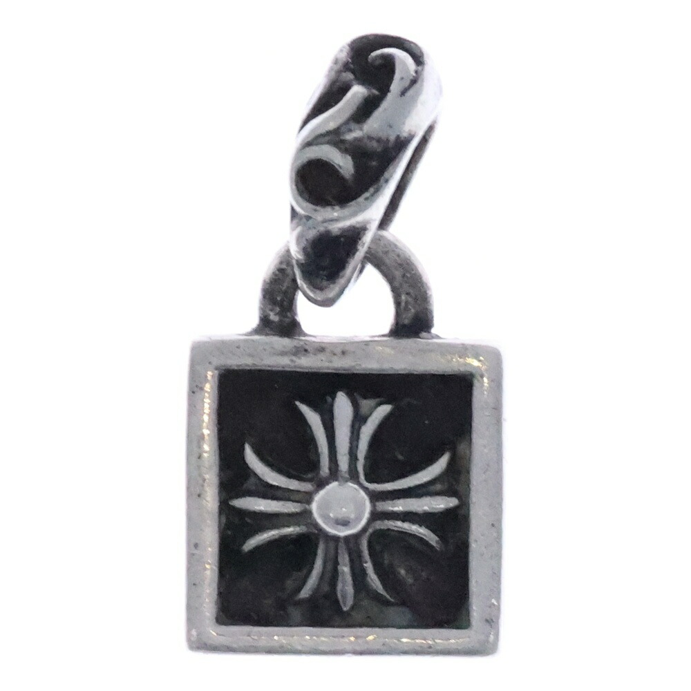 CHROME HEARTS(クロムハーツ) FRAMED CH PLUS フレームドCH足し加える 惹きつける シャンデリヤいの一番 しろがね色 BCA271【中古】【座標軸B】【色合いしろがね色】【取りまわしバス発着場OneStyle新宿店】