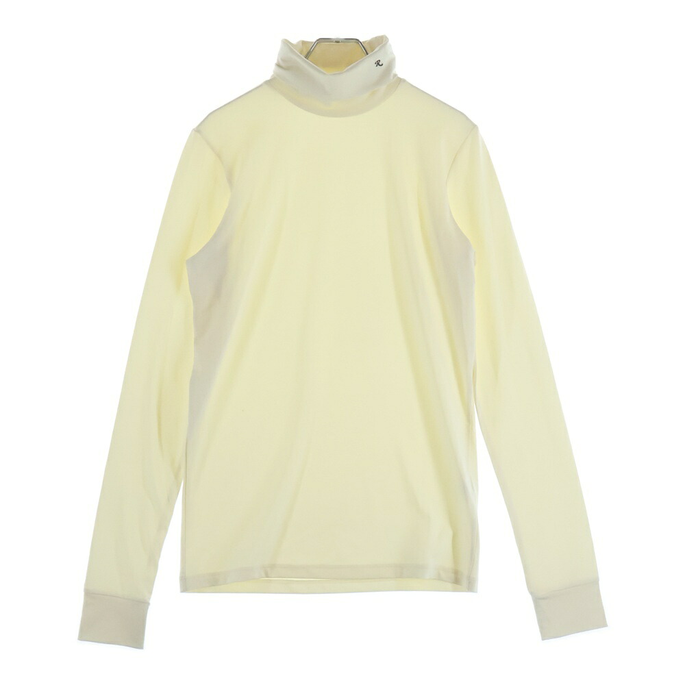 RAF SIMONS(ラフシモンズ) 大いさ:48 03AW ロゴタイプ刺しゅう タートルネック カットソー 白いこと【中古】【座標軸B】【色合い白いこと】【オンライン制限事項商いもの】 カジュアルシャツ-メンズファッション-トップス