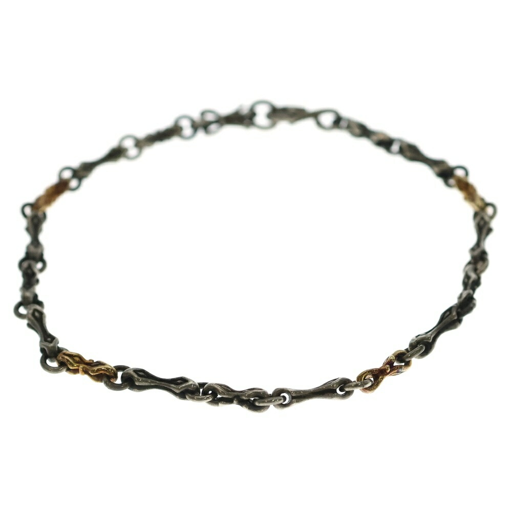 NO BRAND(ノーブランド) Chain Bracelet コンビネーション チェーンブレスレット シルバー/ゴールド【中古】【程度B】【カラーシルバー】【取扱店舗BRING渋谷ANNEX店】