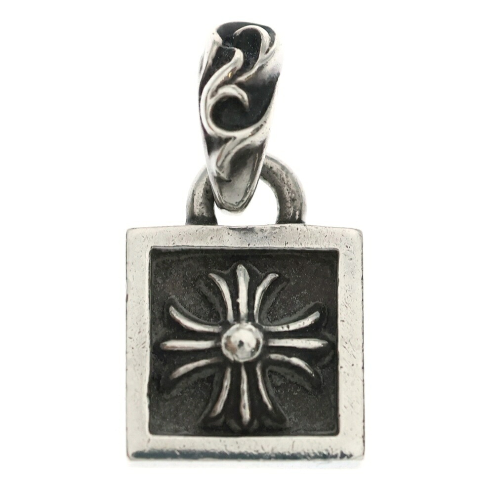CHROME HEARTS(クロムハーツ) FRAMED CH PLUS フレームドCH足し加える 惹きつける シャンデリヤいの一番 しろがね色 BCA271【中古】【座標軸B】【色合いしろがね色】【取りまわしバス発着場BRING亜米利加村店】
