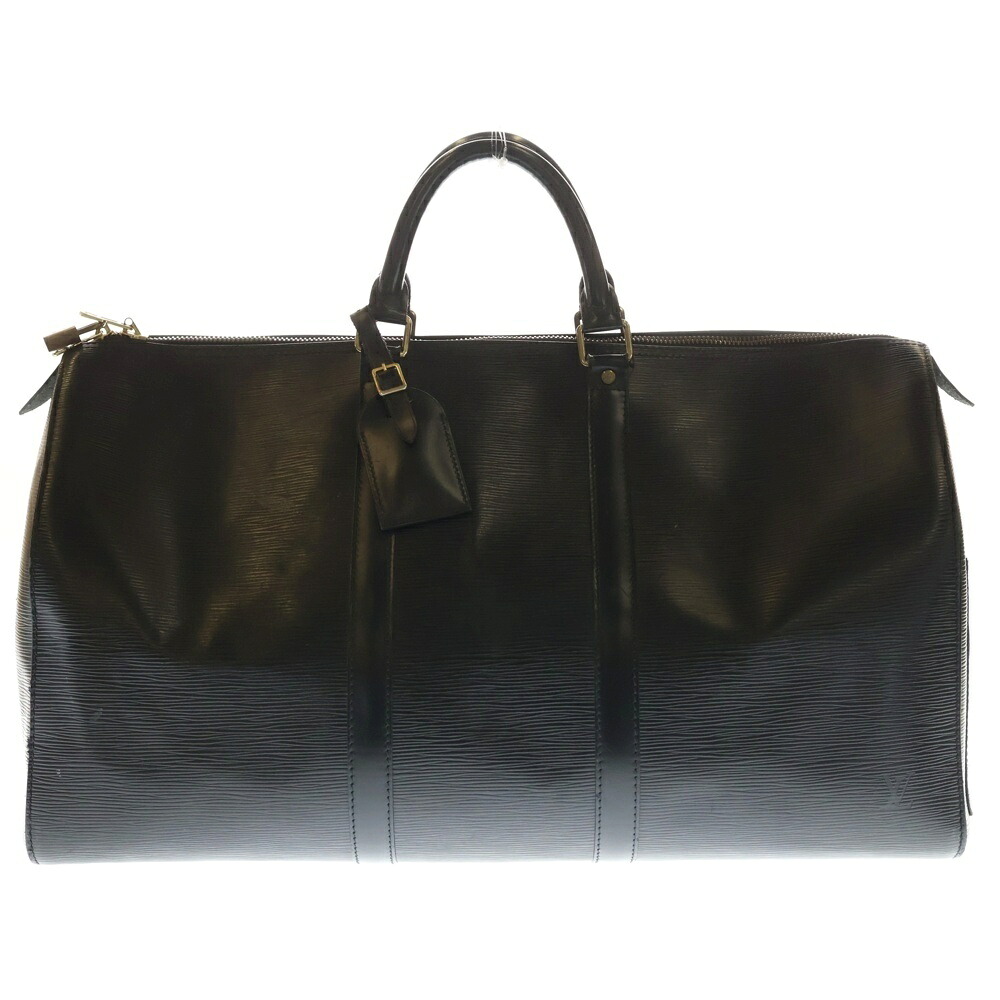 LOUIS VUITTON(ルイヴィトン) 大きさ:50 キーポル50 エピ ボストンバッグ 黒いこと M42962/VI1922【中古】【度合いB】【色つや黒いこと】【取りまわしバス発着場BRING京都河原町店】