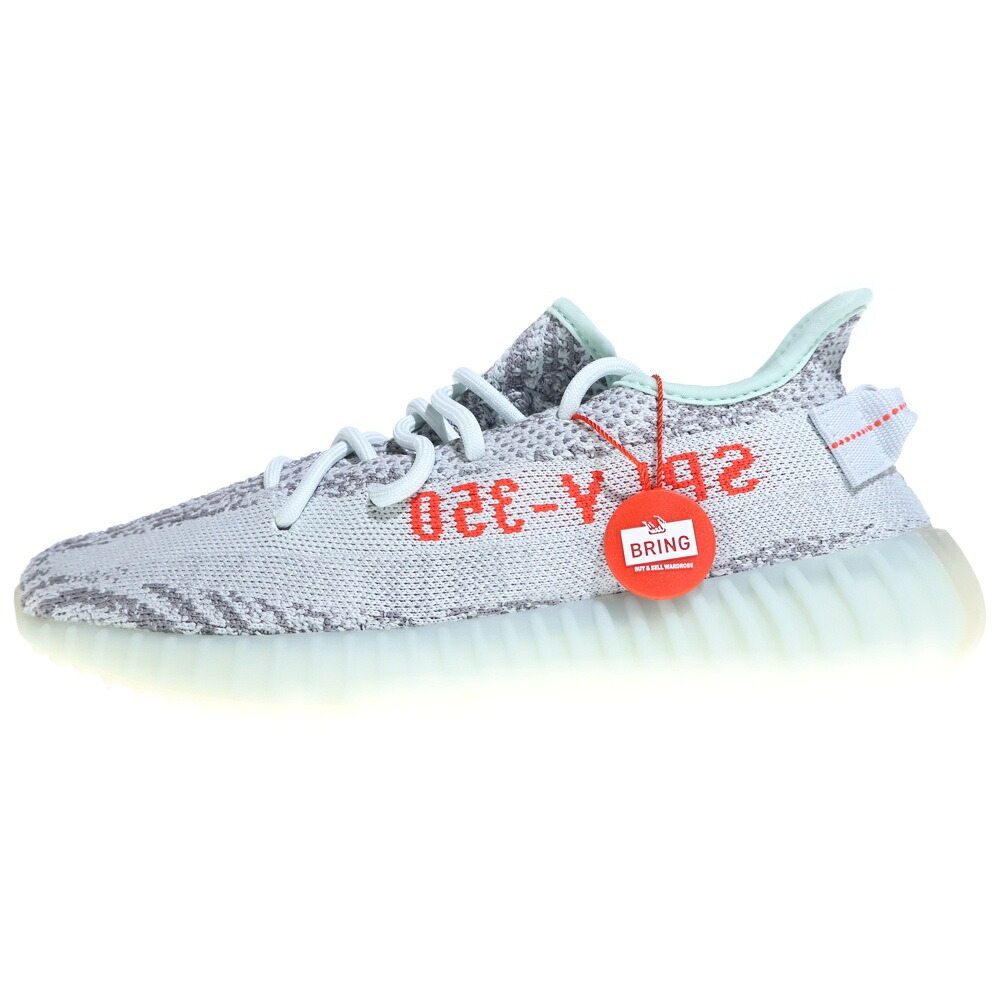 adidas(アディダス) 大きさ:26.0糎 YEEZY BOOST 350 V2 BLUE TINT イージーブースト ブルーティント ローカットスニーカー 白いこと US7.5/26.0糎 B37571【新古品/中古】【座標軸S】【色合い白いこと】【取りまわしバス発着場BRING廟堂店】