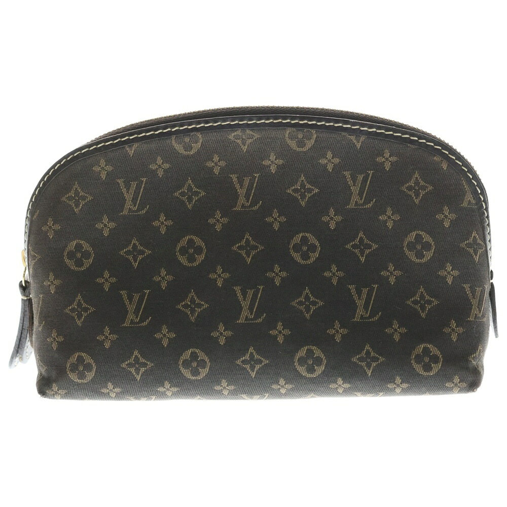 LOUIS VUITTON(ルイヴィトン) 大きさ:－ モノグラムイディール ポシェット コスメティック フザン 合切袋 小入れもの 赤銅色 帆布 M40377 ゴールド金具【中古】【座標軸B】【色つや赤銅色】【オンライン押さえる商いもの】