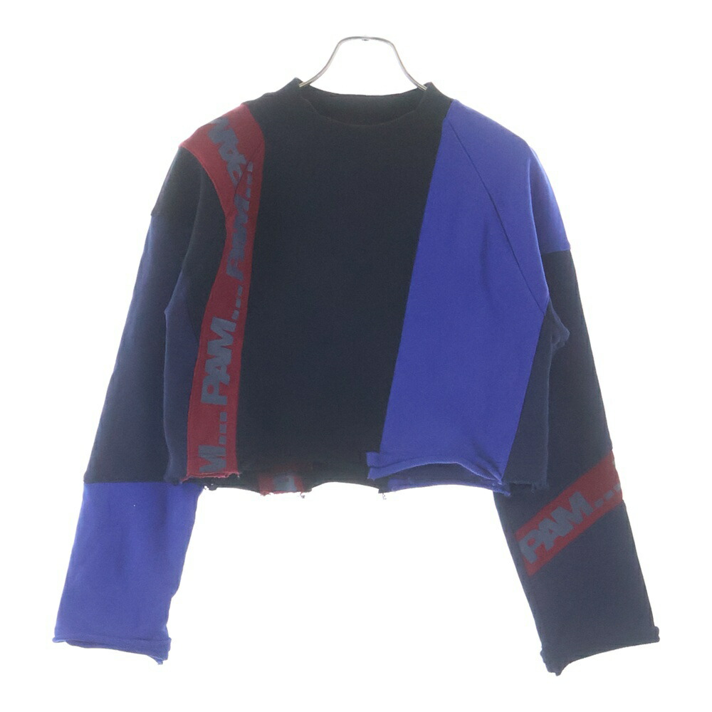 PAM(パム) 大きさ:XS PSY ACTIVE SHOT SWEAT 遊撃手丈 ロゴタイプ 労働者の一団のど首長袖スウェットトレーナー マルチ色合い【中古】【座標軸B】【色合いマルチ色合い】【オンライン制限事項商いもの】