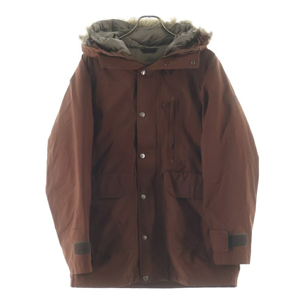 THE NORTH FACE(ザノースフェイス) 大きさ:M GTX SEROW MAGNE TRICLIMATE JACKET セローマグネトリクライメイト 下着類落ちこむ フーデッドダウンジャケット 赤銅色 NP62231【中古】【度合いA】【色つや赤銅色】【オンライン押さえる商いもの】
