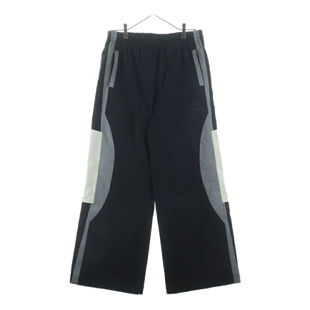 BREATH(ブレス) 大きさ:M 25AW CREST LOGO WARM UP PANTS クレスト ロゴタイプ ウォームアップパンツ 黒いこと/白いこと/薄墨色 BR25AW-P1014【中古】【座標軸B】【色合い黒いこと】【取りまわしバス発着場BRING札幌店】
