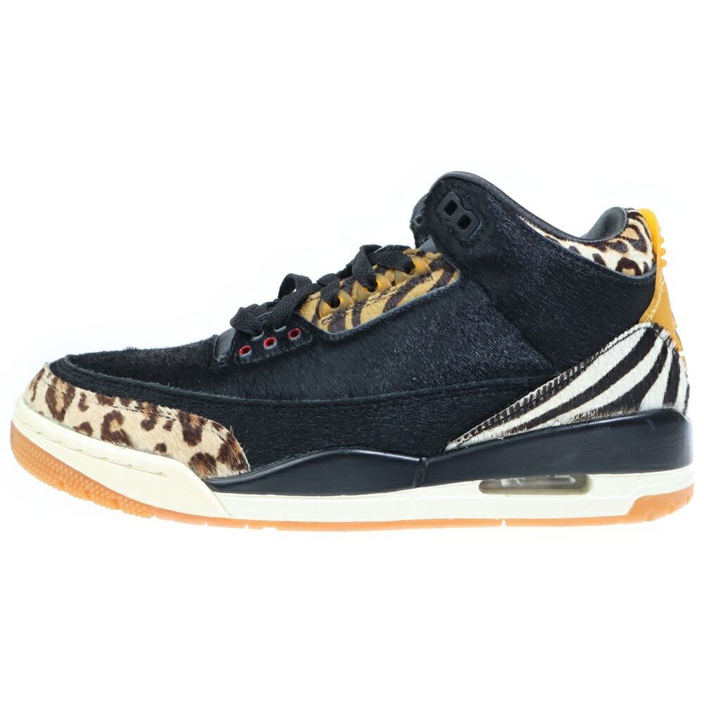 NIKE(ナイキ) 大きさ:26.0糎 AIR JORDAN 3 RETRO SE Animal Instinct/Safari エアジョーダン レトロ 毛の荒物 本能 サファリ ローカットスニーカー US8/26.0糎 CK4344-002【中古】【座標軸B】【色合い黒いこと】【オンライン制限事項商いもの】