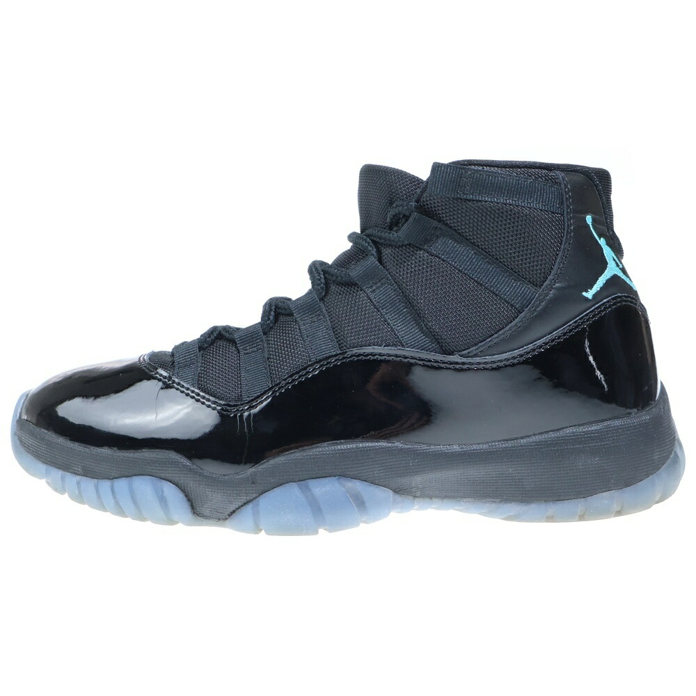 NIKE(ナイキ) 大きさ:27.5珊 AIR JORDAN 11 RETRO GAMMA CT8012-047 エアジョーダン レトロ ヴァスコ・ダ・ガマ ハイカットスニーカー シューズ US9.5/27.5珊 黒いこと【中古】【度合いB】【色つや黒いこと】【オンライン押さえる商いもの】