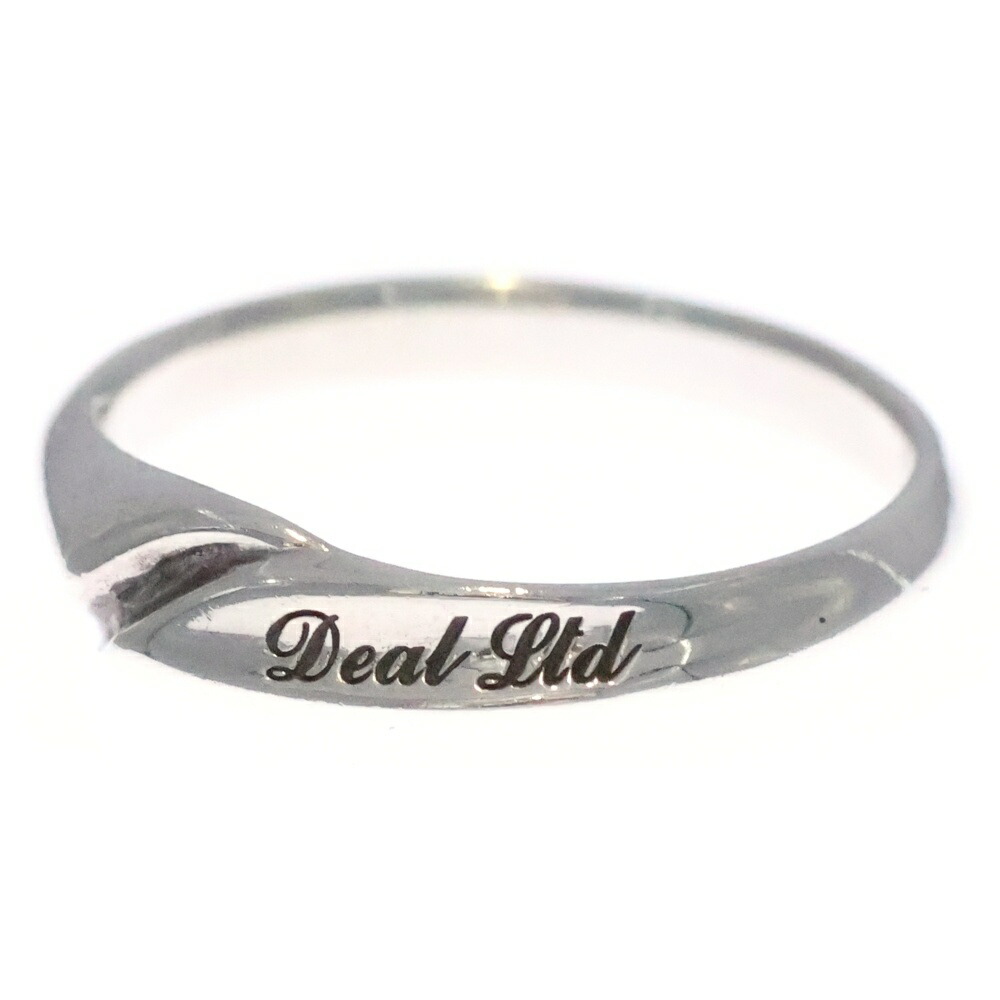 DEAL DESIGN(ディールデザイン) 大いさ:17.0号 WAVE LINE RING 縮くれる 伝達ルート 輪っか【中古】【度合いB】【色合いしろがね色】【オンライン制限事項商いもの】 メンズジュエリー・アクセサリー-指輪・リング-ジュエリー・アクセサリー