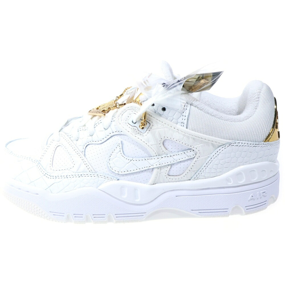 NIKE(ナイキ) 大いさ:26.5糎 × NIGO Air Force 3 Low SP NIGO Heel Logo ニゴー 空軍 踵ロゴタイプ ローカットスニーカー 白いこと/ゴールド US8.5/26.5糎 HF7630-100【新古品/中古】【座標軸S】【色合い白いこと】【取りまわしバス発着場BRING THRIFT CLOSET あべの店】