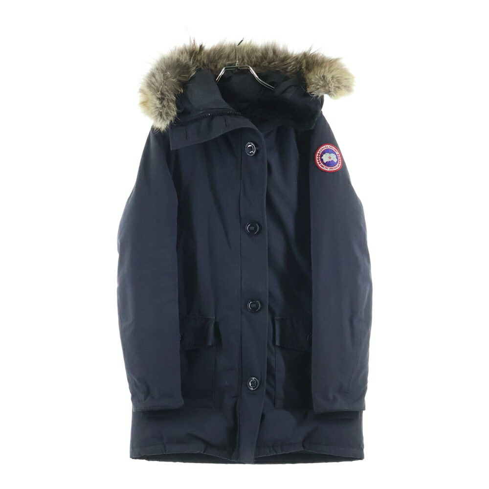 CANADA GOOSE(カナダグース) 大きさ:S BRONTE PARKA ブロンテパーカー 落ちこむ上衣 米国海軍 2603JL【中古】【座標軸B】【カラーネイビー】【オンライン制限事項商いもの】