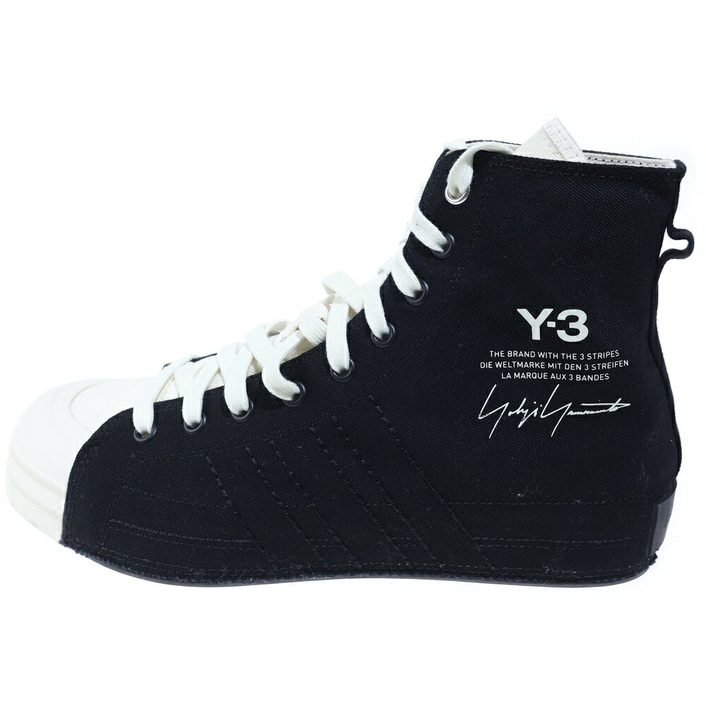 Y-3(ワイスリー) 大いさ:26.5糎 NIZZA HI スニーカー 御機嫌取りすてる 黒いこと JQ8818【中古】【座標軸A】【色合い黒いこと】【取りまわしバス発着場BRING THRIFT CLOSET 幕張店】