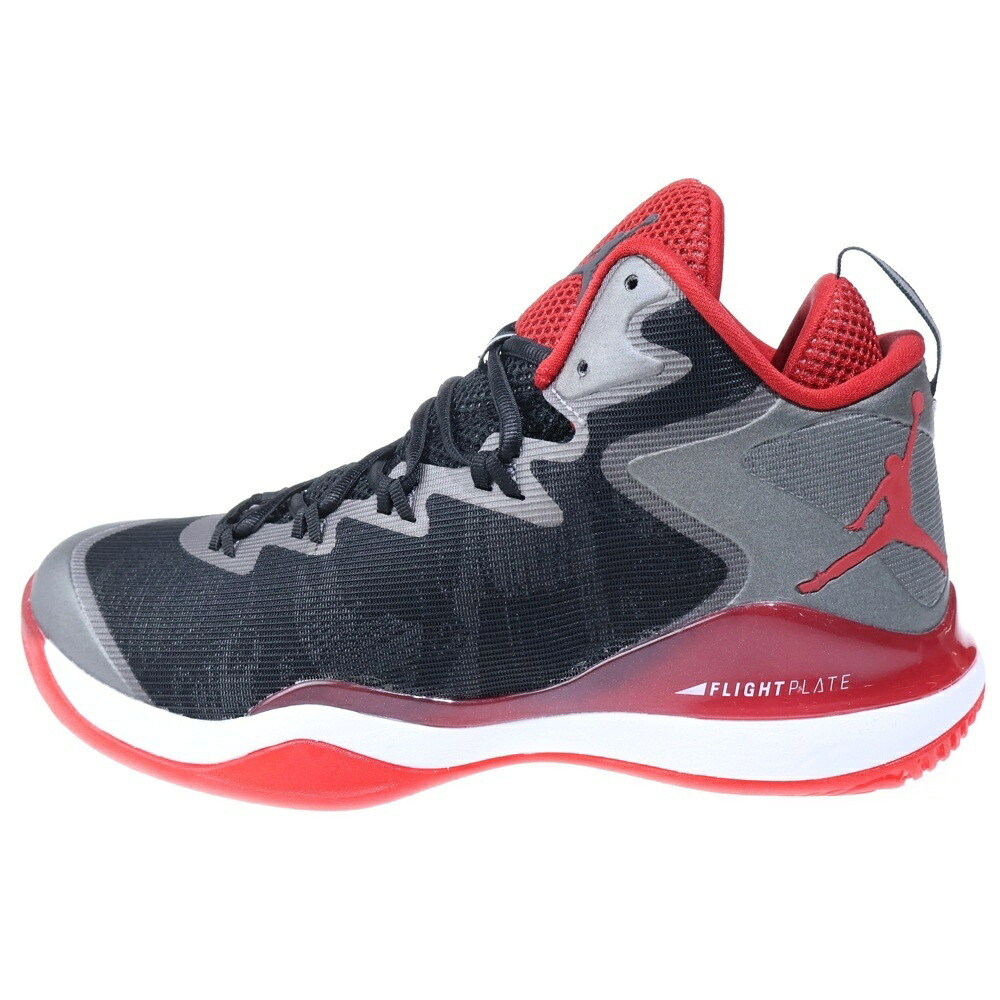 NIKE(ナイキ) 大きさ:26.5糎 ×SLAMDUNK JORDAN SUPER FLY3 718154-005 スラムダンク ジョーダン百貨店飛球 3 ハイカットスニーカーブラック/赤いこと US8.5/26.5糎【新古品/中古】【座標軸S】【色合い赤いこと】【オンライン制限事項商いもの】