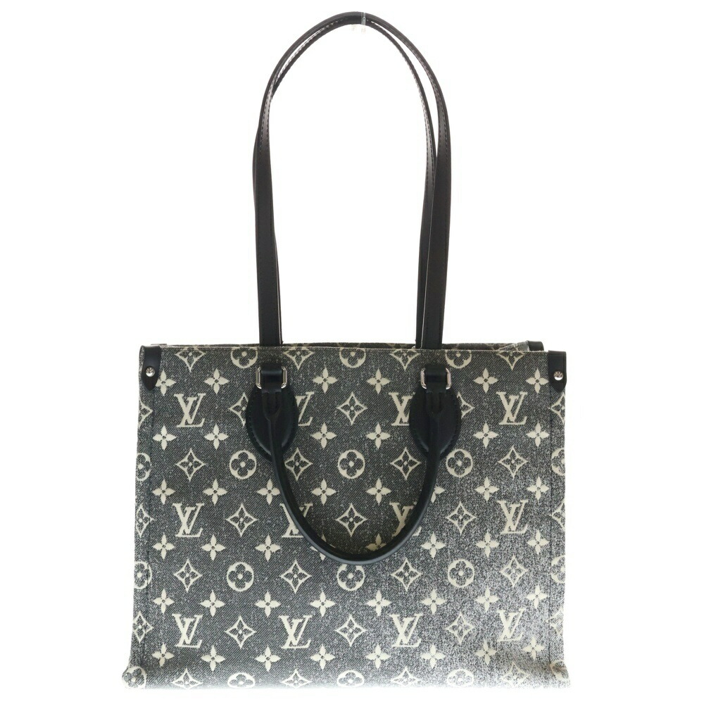 LOUIS VUITTON(ルイヴィトン) サイズ:MM モノグラム オンザゴー MM デニム ハンドバッグ ブラック M46448 RFID【中古】【程度A】【カラーブラック】【取扱店舗渋谷】｜ブランド買取・販売　BRING