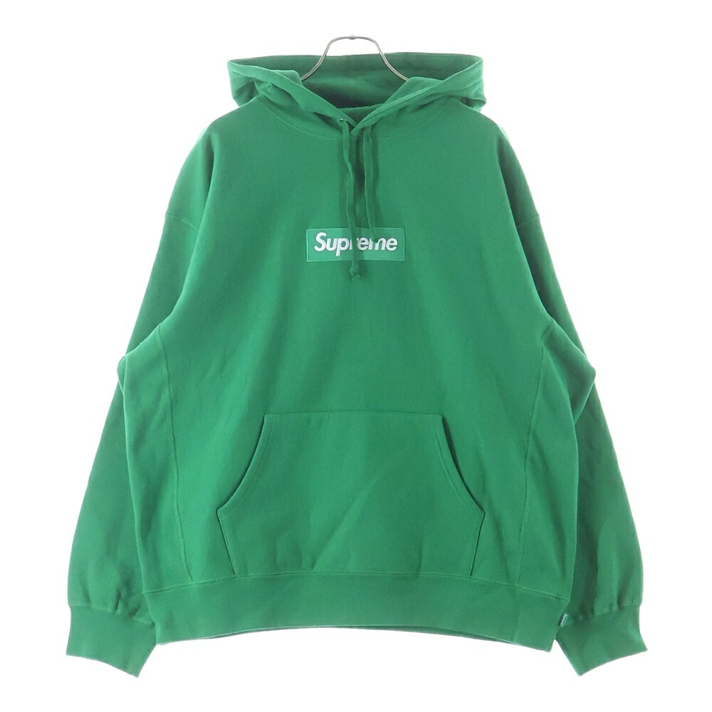 SUPREME(シュプリーム) 大きさ:XL 24AW Box Logo Hooded Sweatshirt ボックス席ロゴタイプ スウェットプルオーバーパーカー フーディー 緑であること【中古】【座標軸B】【色つや緑であること】【取りまわしバス発着場BRING仙台店】