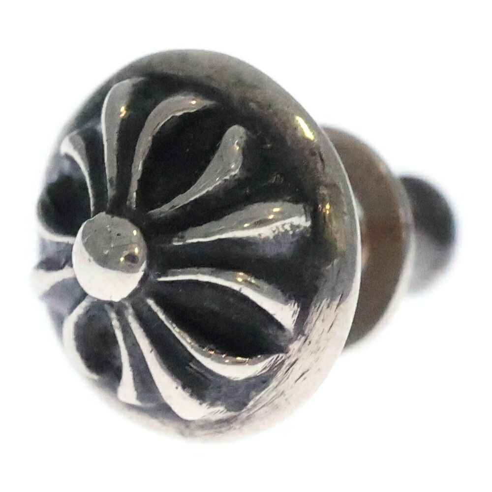 CHROME HEARTS(クロムハーツ) STUD CRSBLL クロスボールスタッドピアス しろがね色 BCA110【中古】【座標軸B】【色合いしろがね色】【取りまわしバス発着場BRING仙台店】