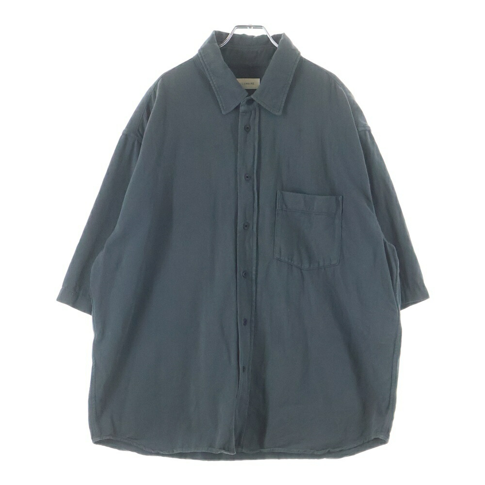 LEMAIRE(ルメール) サイズ:48 25SS DENIM SHIRT レギュラーカラー ショートスリーブ デニムシャツ グレー SH1174 LD1041【中古】【程度B】【カラーグレー】【取扱店舗BRING仙台店】|ブランド買取・販売 BRING