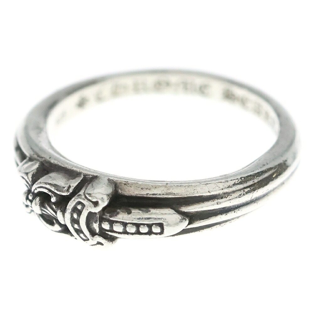 CHROME HEARTS(クロムハーツ) 大きさ:15.0号 BABY CLSC もの言う花 古典派音楽 ダガー 輪っか しろがね色【中古】【座標軸B】【色合いしろがね色】【取りまわしバス発着場BRING梅田茶屋町店】