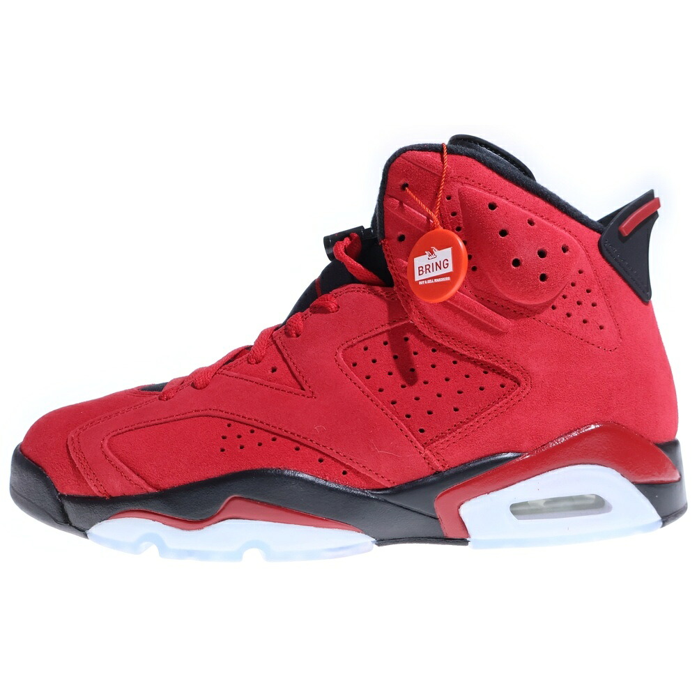 NIKE(ナイキ) 大きさ:29.0糎 AIR JORDAN 6 RETRO TORO BRAVO エアジョーダン 6 レトロ トロ ブラジャー洋弓 ハイカットスニーカー 赤いこと/黒いこと US11/29糎 CT8529-600【新古品/中古】【座標軸S】【色合い赤いこと】【取りまわしバス発着場BRING福岡天神店】