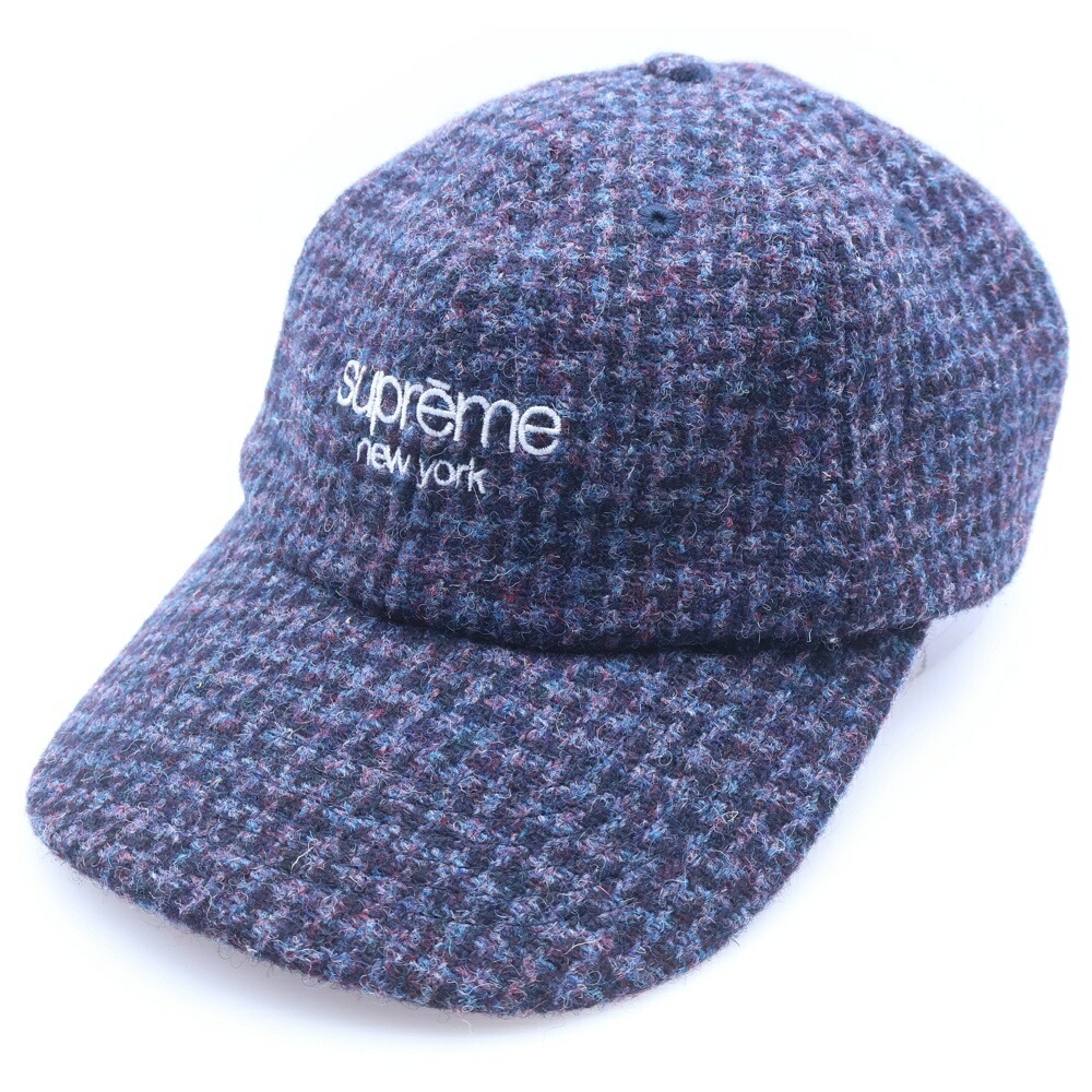 SUPREME(シュプリーム) 24AW Harris Tweed 6Panel Cap ハリスツイード 6パネル キャップ パープル【中古】【程度A】【カラーパープル】【オンライン限定商品】｜ブランド買取・販売　BRING