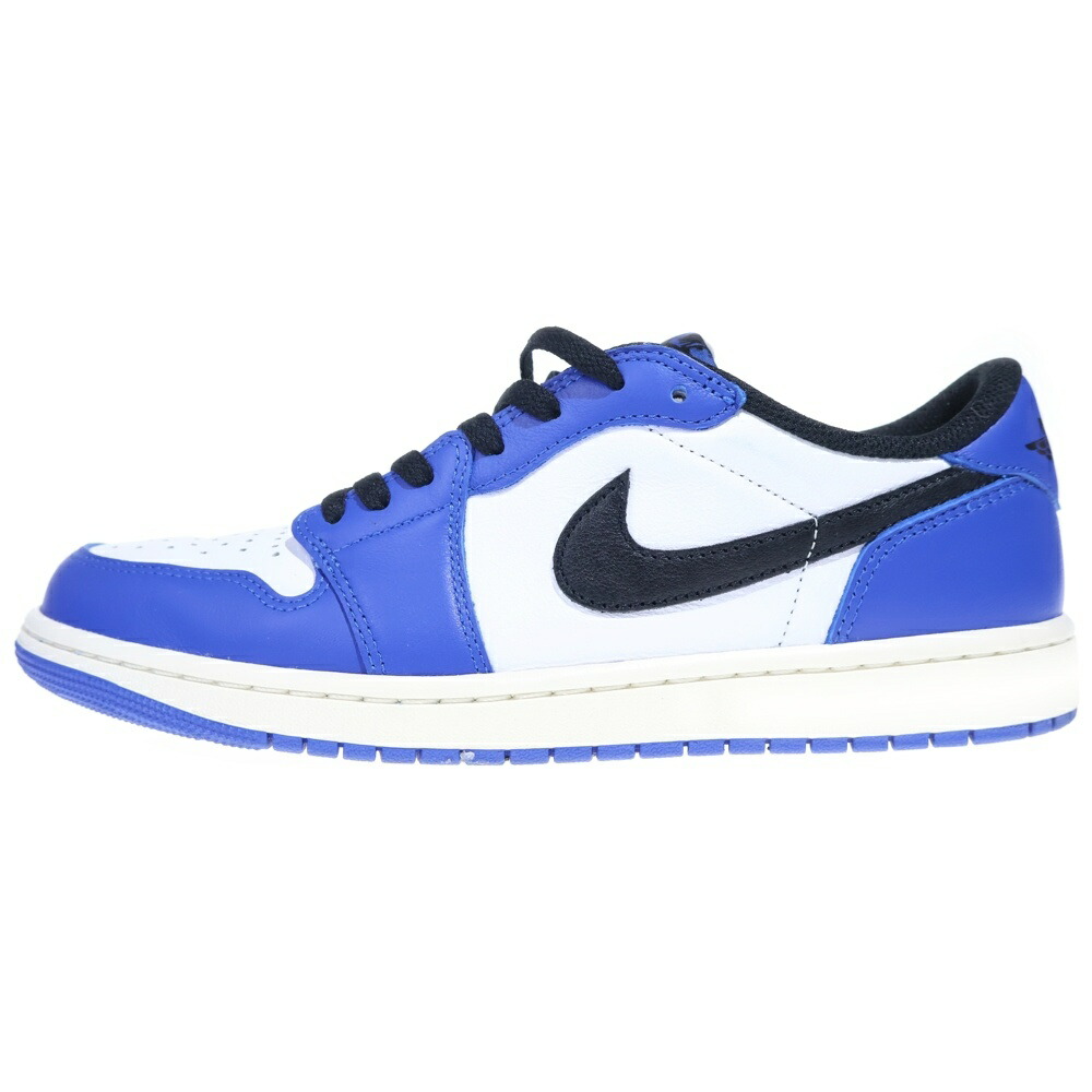 NIKE(ナイキ) 大いさ:28.0糎 AIR JORDAN 1 LOW GAME ROYAL エアジョーダン 1 力くらべロイヤル ローカットスニーカー 白いこと/青碧 US10/28糎 CZ0790-140【中古】【座標軸A】【色合い白いこと】【取りまわしバス発着場BRING THRIFT CLOSET 幕張店】