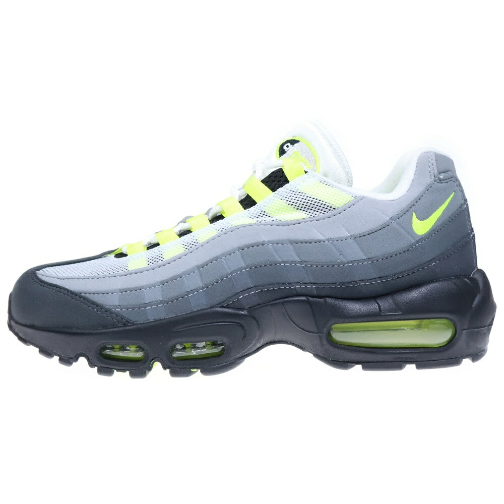 NIKE(ナイキ) 大いさ:26.0糎 AIR MAX 95 OG 大気圏マックス イエローグラデ ローカットスニーカー 薄墨色/黄色 US8/26糎 CT1689-001 レディース【新古品/中古】【座標軸S】【色合い薄墨色】【取りまわしバス発着場BRING THRIFT CLOSET 幕張店】