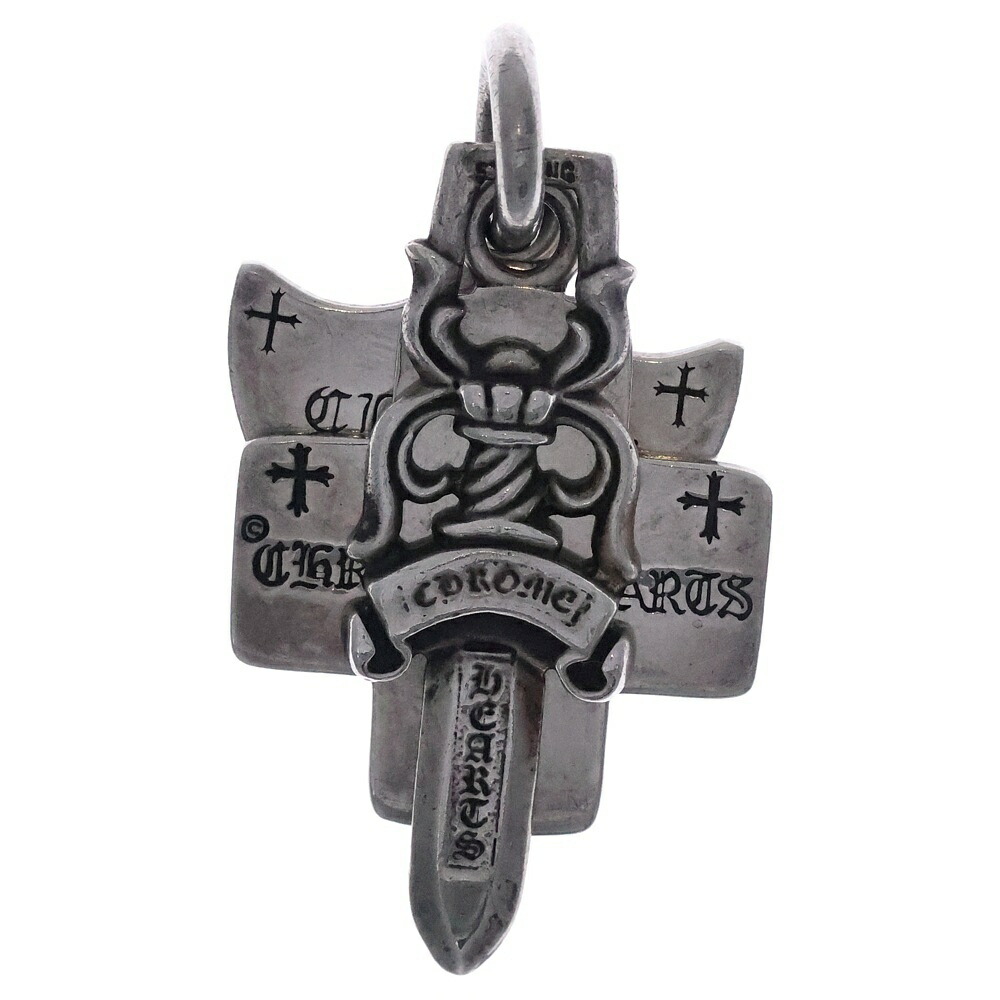 CHROME HEARTS(クロムハーツ) 3TRINKETS 3トリンケッツ シャンデリヤいの一番 しろがね色 BCA202【中古】【座標軸B】【色合いしろがね色】【取りまわしバス発着場BRING THRIFT CLOSET あべの店】