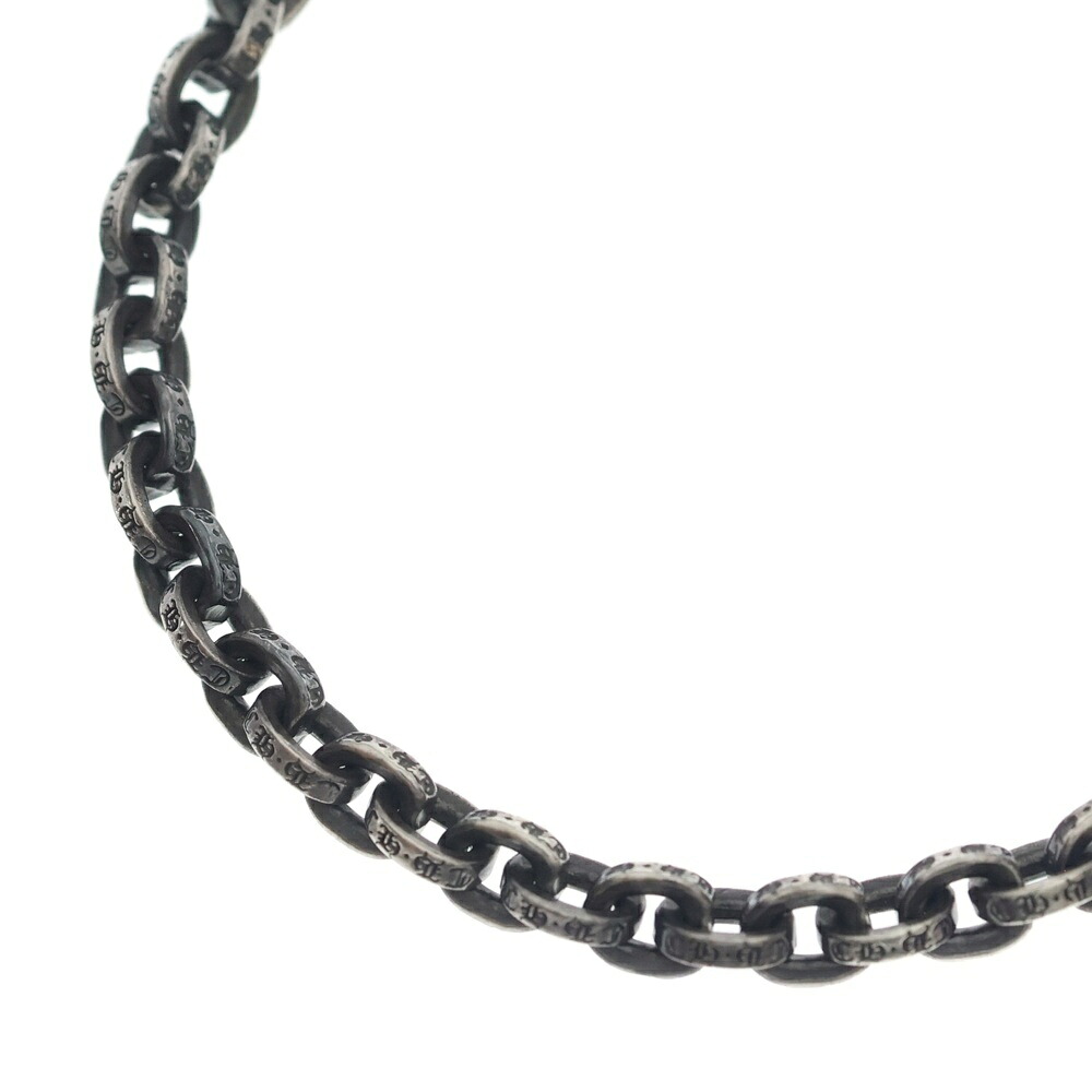 CHROME HEARTS(クロムハーツ) 大きさ:18.0inch PAPER CHAIN 18 ペーパーチェーンネックレス 18inch しろがね色 BCA086【中古】【度合いB】【色つやしろがね色】【取りまわしバス発着場OneStyle新宿店】
