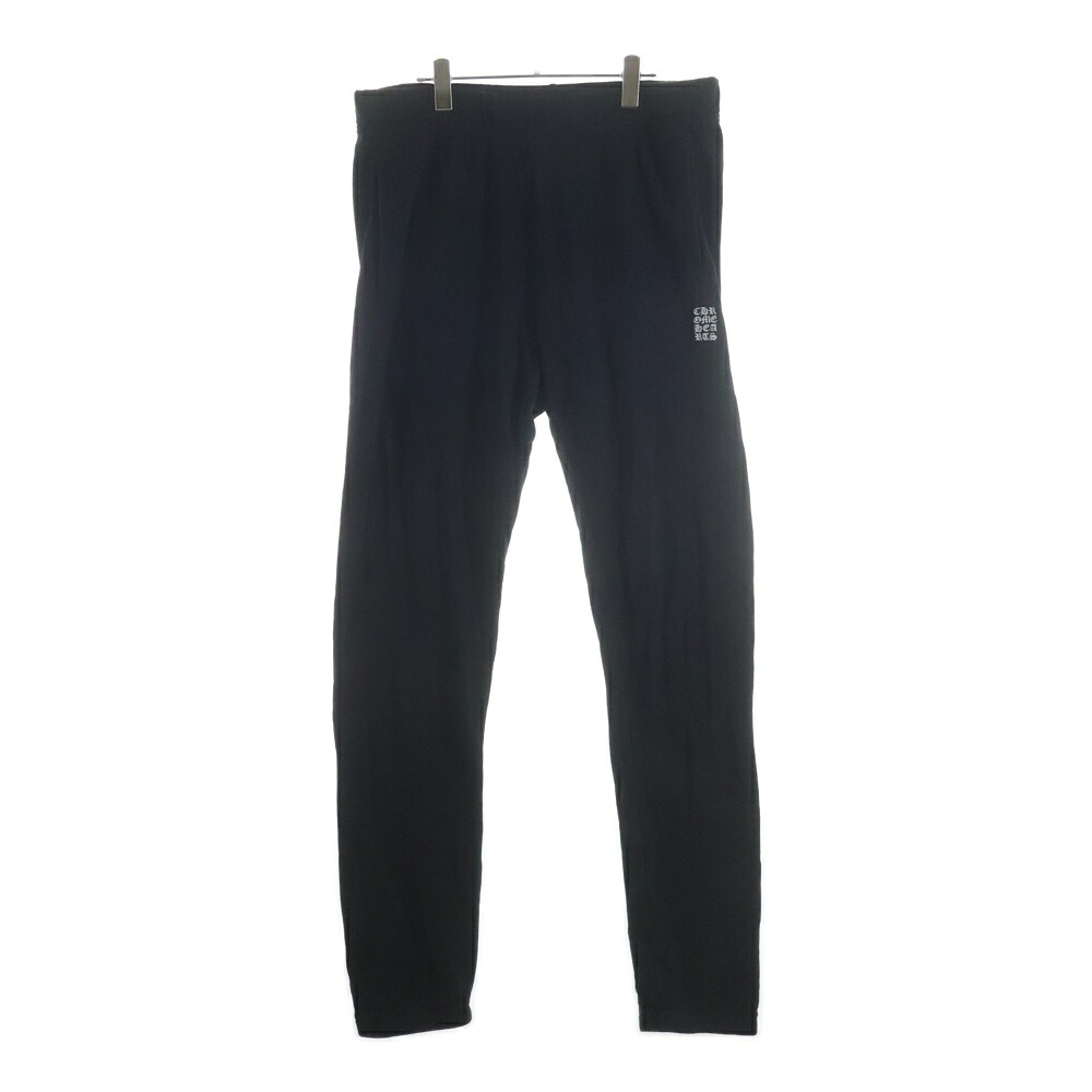 CHROME HEARTS(クロムハーツ) サイズ:L Y NOT Sweat Pants ワイノット ロゴ刺繍スウェットパンツ ブラック【中古】【程度B】【カラーブラック】【取扱店舗BRING札幌店】｜ブランド買取・販売　BRING