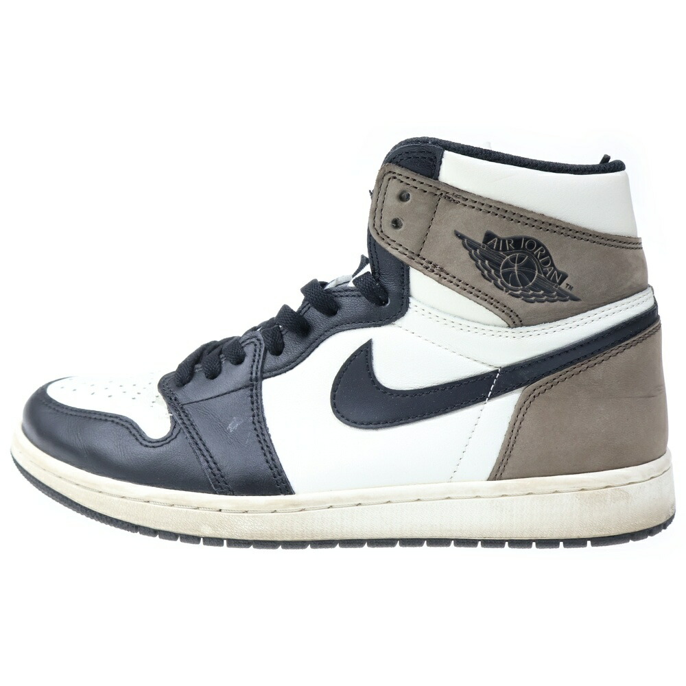 NIKE(ナイキ) 大きさ:28.0糎 AIR JORDAN 1 RETRO HIGH OG DARK MOCHA エアジョーダン1 レトロ うす暗いモカ ハイカットスニーカー 赤銅色/白いこと/黒いこと US10/28糎 555088-105【中古】【座標軸B】【色合い赤銅色】【オンライン制限事項商いもの】