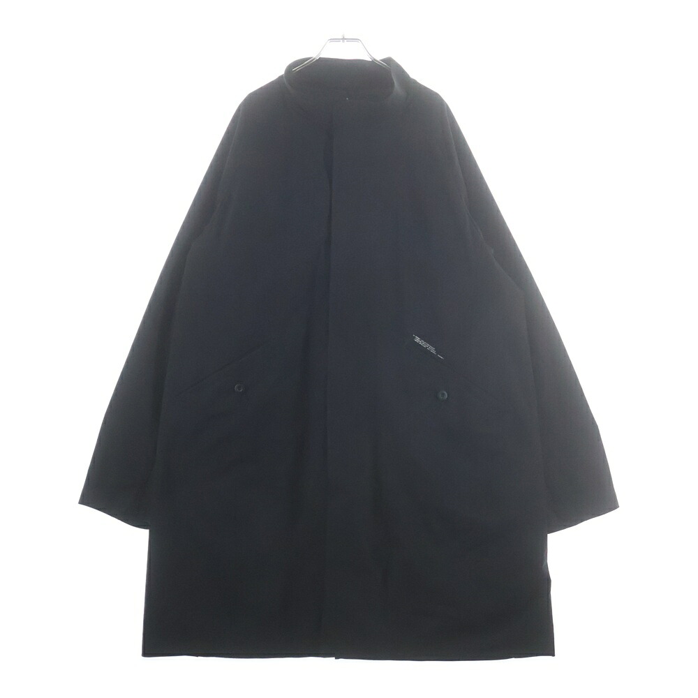 SOPHNET.(ソフネット) 大きさ:5 26SS EX. EDUVACATION COAT イーエックス エデュバケーション ステンカラー厚地の外套 黒いこと SPNT-260049【中古】【度合いB】【色つや黒いこと】【オンライン押さえる商いもの】