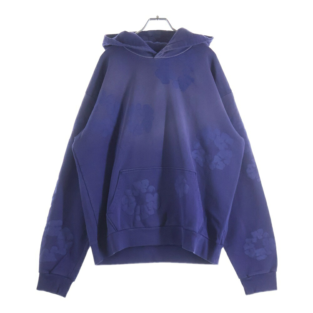 DENIM TEARS(デニムティアーズ) サイズ:XL 25SS MONO WREATH HOODIE 総柄 プリント スウェットパーカー パープル SS25THD064【新古品/中古】【程度S】【カラーパープル】【オンライン限定商品】|ブランド買取・販売 BRING