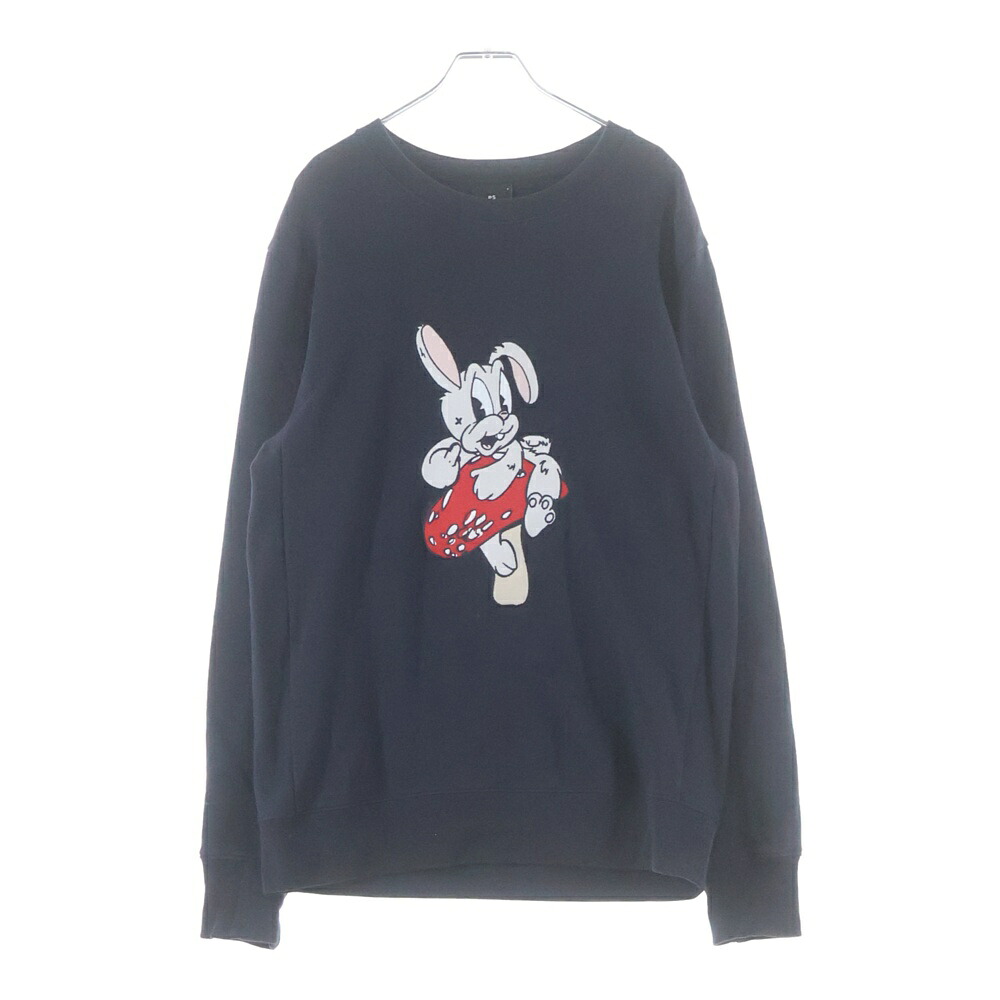 Paul Smith(極点スミス) 大きさ:S Rabbit Print Sweatshirt ラビットプリントスウェット セーターネイビー【中古】【座標軸B】【カラーネイビー】【オンライン制限事項商いもの】