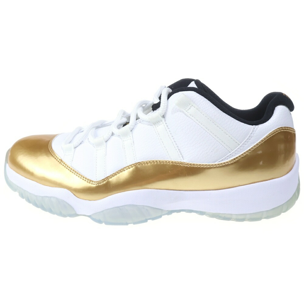 NIKE(ナイキ) 大きさ:31.0糎 AIR JORDAN 11 RETRO LOW CLOSING CEREMONY エアジョーダン11 クロージングセレモニー ローカットスニーカー 白いこと/ゴールド US13/31糎 528895-103【新古品/中古】【座標軸S】【色合い白いこと】【オンライン制限事項商いもの】