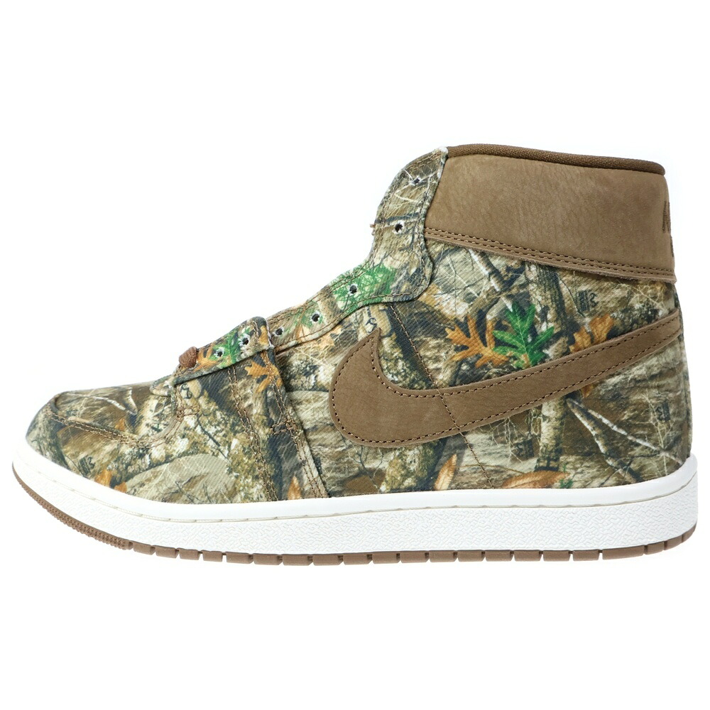 NIKE(ナイキ) 大きさ:27.5糎 JORDAN AIR SHIP SP Realtree Camo ジョーダン エアシップ SP リアルツリーカモ ハイカットスニーカー 赤銅色 US9.5/27.5糎 FD1324-900【新古品/中古】【座標軸S】【色つやカーキ】【オンライン押さえる商いもの】