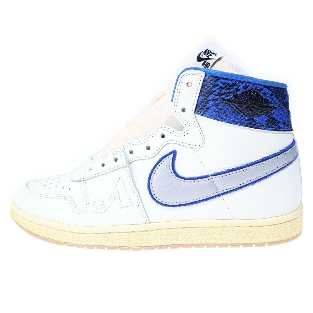 NIKE(ナイキ) 大きさ:28.5糎 ×AWAKE NY JORDAN AIR SHIP PE SP アウェイク ニューヨーク州 ジョーダン1 エアシップ ハイカットスニーカー 白いこと/青み US10.5/28.5糎 FN8675-104【新古品/中古】【座標軸S】【色つや白いこと】【オンライン押さえる商いもの】