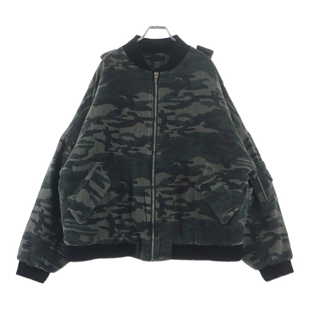 ARNODEFRANCE(アーノルデフランス) サイズ:1 Camo Bomber Jacket カモ柄 ボンバー ブルゾン ジャケット カーキ【中古】【程度B】【カラーカーキ】【オンライン限定商品】|ブランド買取・販売 BRING