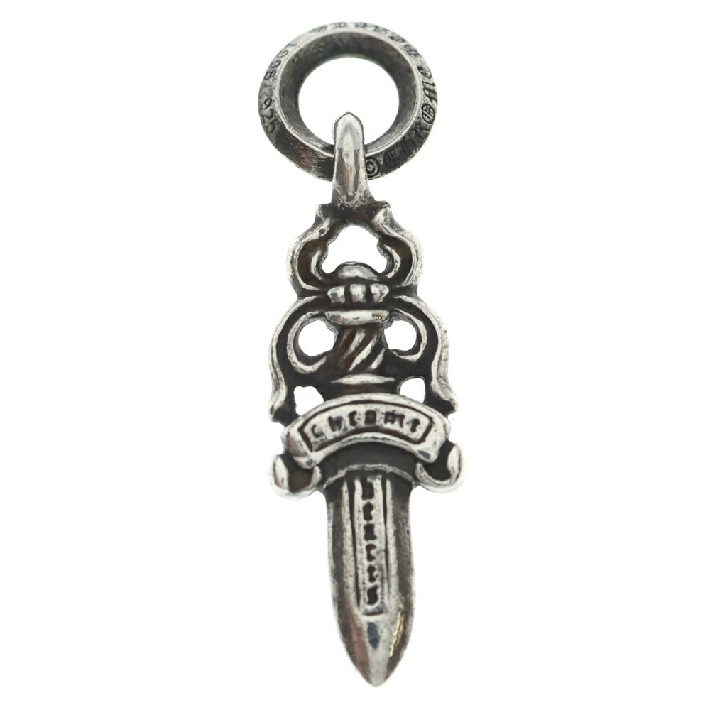 CHROME HEARTS(クロムハーツ) #5 DAGGER #5ダガーチャーム シャンデリヤとっ始め しろがね色 BCA195【中古】【度合いB】【色つやしろがね色】【取りまわしバス発着場BRINGご廟店】