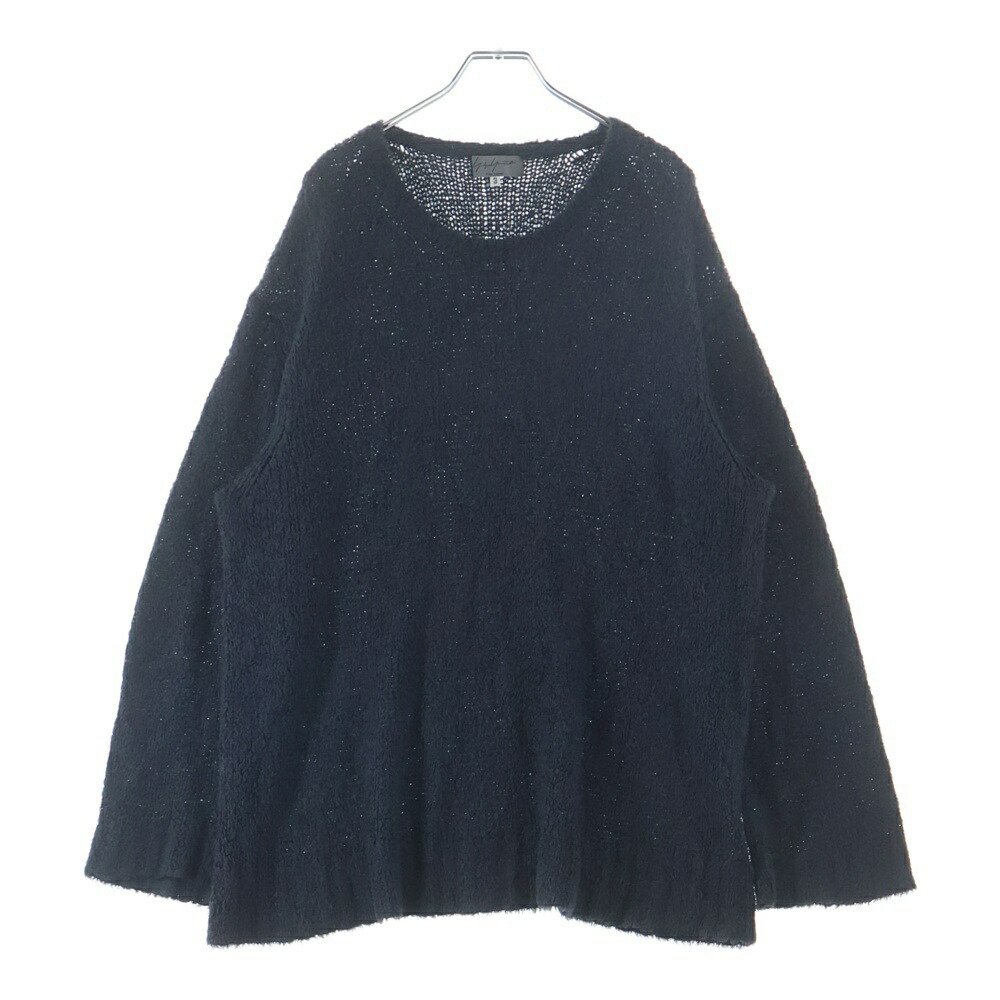 Yohji Yamamoto POUR HOMME(ヨウジヤマモト プールオム) サイズ:3 01SS Archive Rayon Nylon Knit レーヨン ナイロン ニット アーカイブ グレー HX-K12-261【中古】【程度B】【カラーグレー】【取扱店舗AWESOME原宿店】