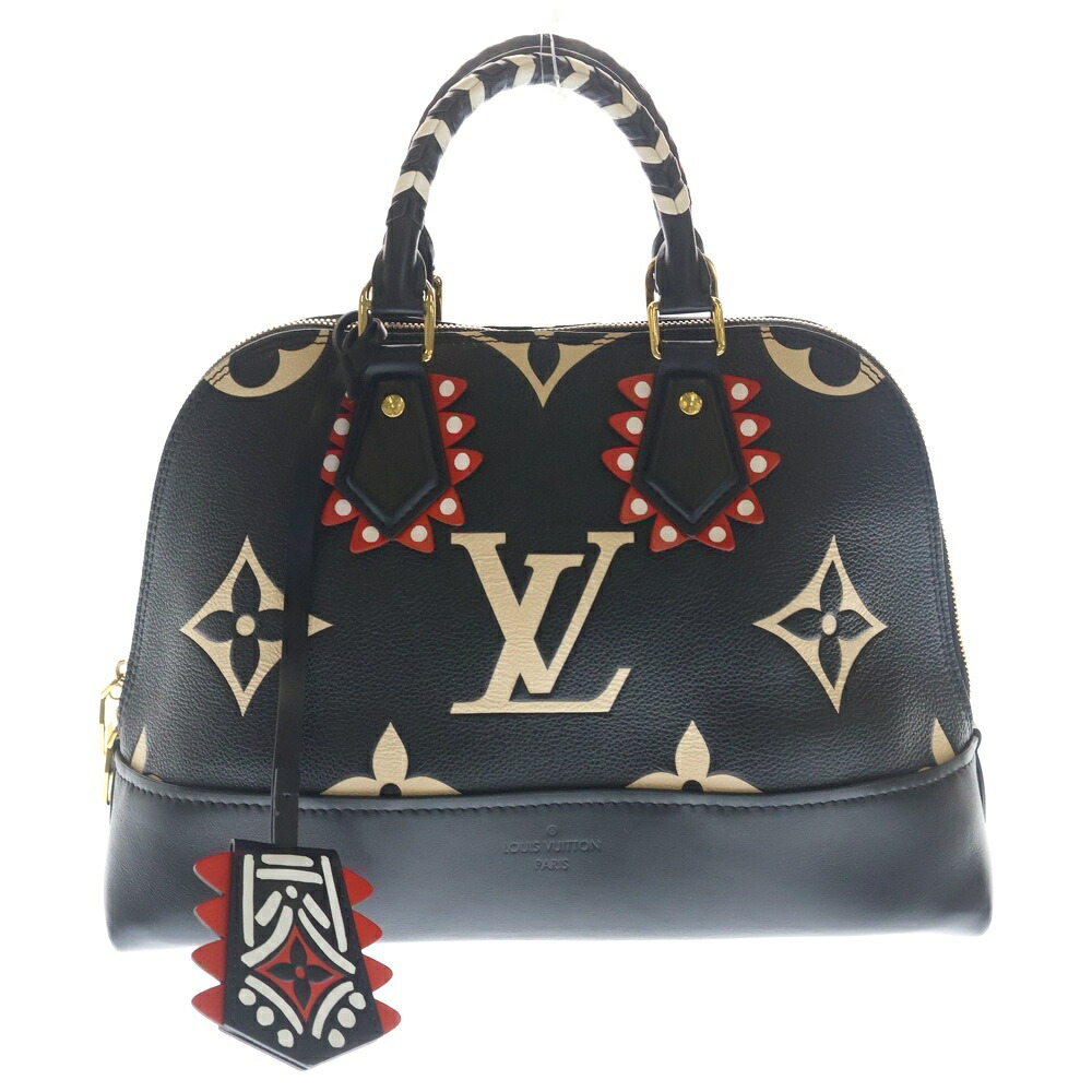 LOUIS VUITTON(ルイヴィトン) アルマPM LVクラフティ モノグラム アン工業プラント なめし革 2WAY お手々 ショルダーバッグ ゴールド金具 黒いこと M45380【中古】【座標軸B】【色合い黒いこと】【取りまわしバス発着場BRING心斎橋店】
