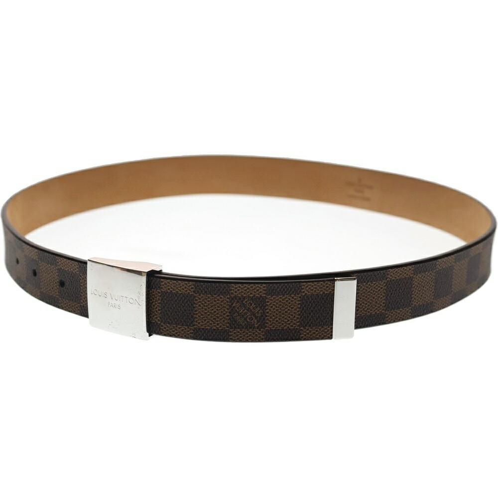 LOUIS VUITTON(ルイヴィトン) ダミエ 胴締め キャレ 胴締め 赤銅色 M6881U しろがね色金具【中古】【座標軸B】【色つや赤銅色】【取りまわしバス発着場新宿】