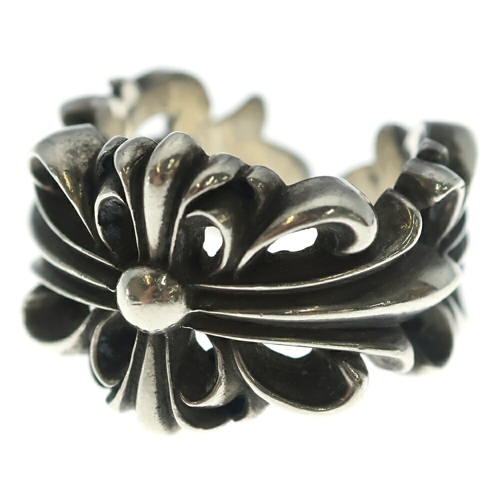 CHROME HEARTS(クロムハーツ) サイズ:15.5 DBL FLRL CRS ダブルフローラルクロス リング シルバー BCA390【中古】【程度B】【カラーシルバー】【取扱店舗BRING梅田茶屋町店】|ブランド買取・販売 BRING