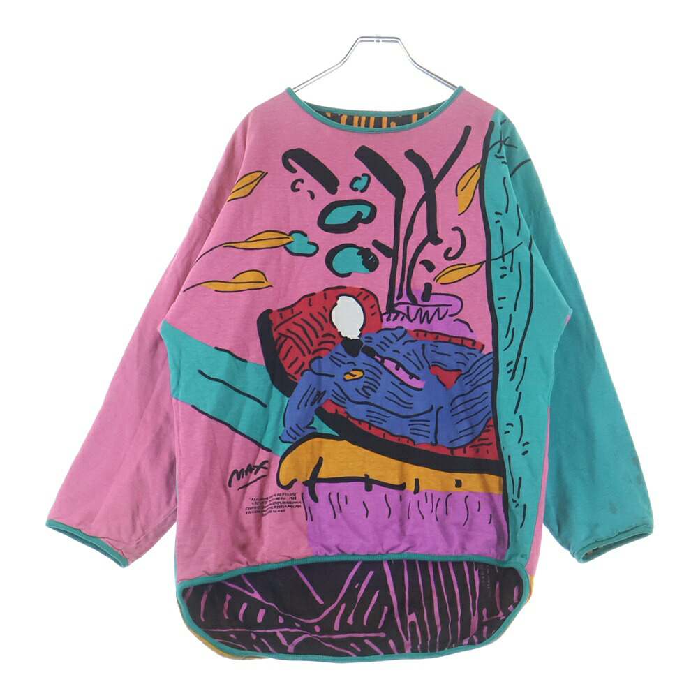 VINTAGE(ヴィンテージ) 80s PETER MAX NEO Max ピーターマックス リヴァーシブル 汗水 マルチ色合い【中古】【座標軸B】【色合いマルチ色合い】【取りまわしバス発着場BRING福岡天神店】