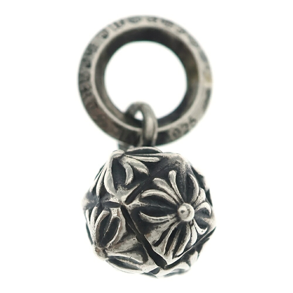 CHROME HEARTS(クロムハーツ) PYRAMID PLUS BALL ピラミッドプラスボール シャンデリヤいの一番 しろがね色 BCA301【中古】【座標軸B】【色合いしろがね色】【取りまわしバス発着場OneStyle原宿店】