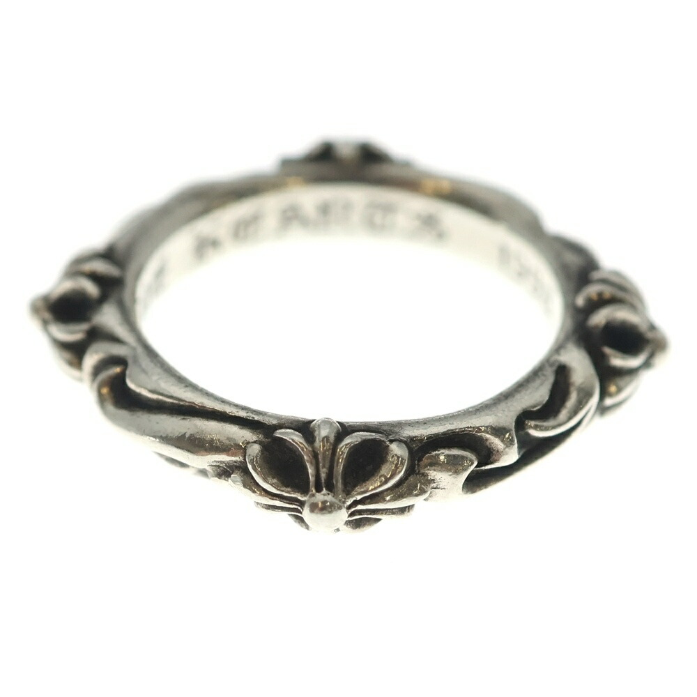 CHROME HEARTS(クロムハーツ) 大いさ:17.5号 SBT BAND SBT周波数帯域輪っか しろがね色 BCA345【中古】【座標軸A】【色合いしろがね色】【取りまわしバス発着場BRING心斎橋店】