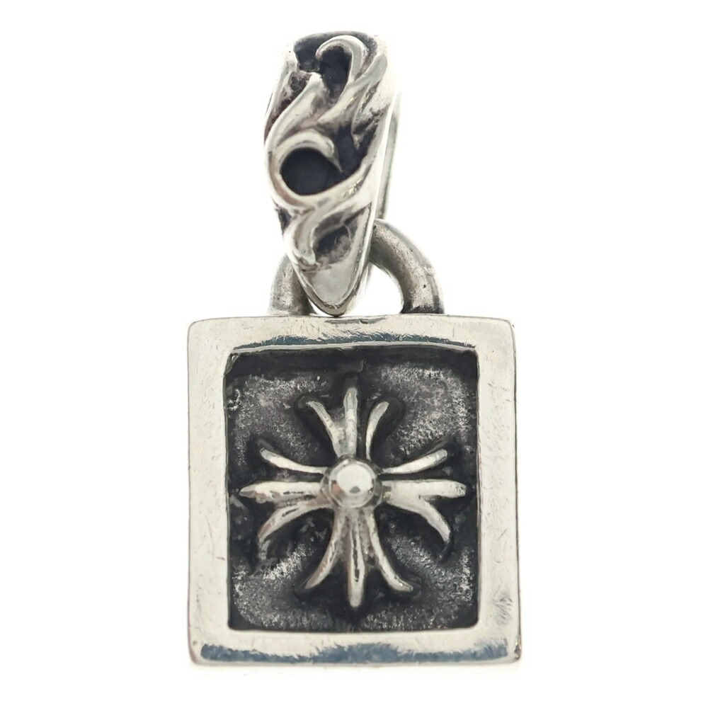 CHROME HEARTS(クロムハーツ) FRAMED CH PLUS フレームドCH足し加える 惹きつける シャンデリヤいの一番 しろがね色 BCA271【中古】【座標軸B】【色合いしろがね色】【取りまわしバス発着場BRING亜米利加村店】