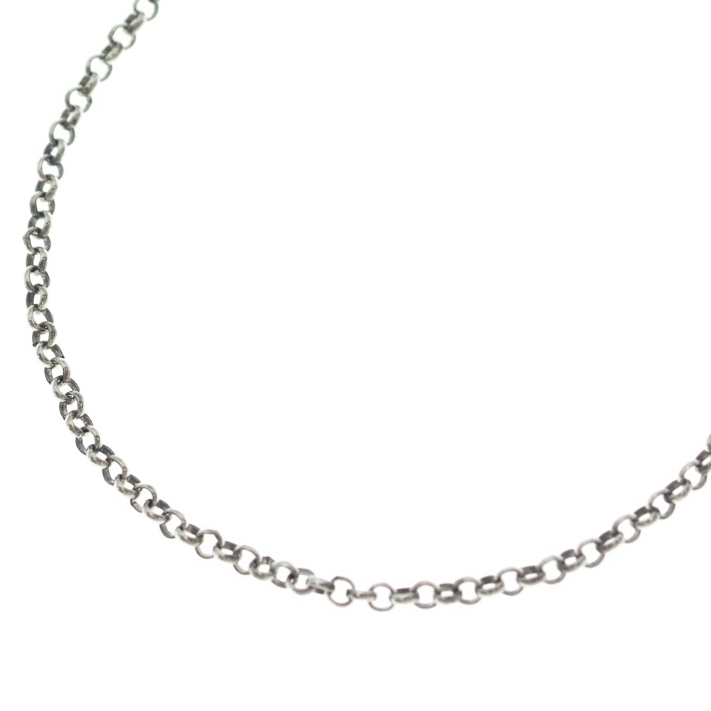 CHROME HEARTS(クロムハーツ) 大いさ:18.0inch NECKCHAIN R18 ロールチェーンネックレス 18inch しろがね色 BCA083【中古】【座標軸B】【色合いしろがね色】【取りまわしバス発着場BRING霊殿店】