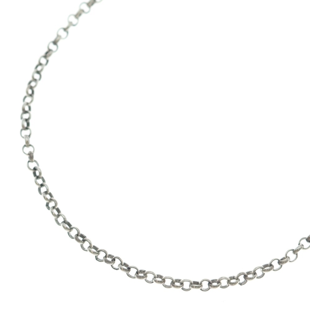 CHROME HEARTS(クロムハーツ) 大きさ:20.0inch NECKCHAIN R20 ロールチェーンネックレス 20inch しろがね色 BCA084【中古】【座標軸B】【色合いしろがね色】【取りまわしバス発着場原宿】