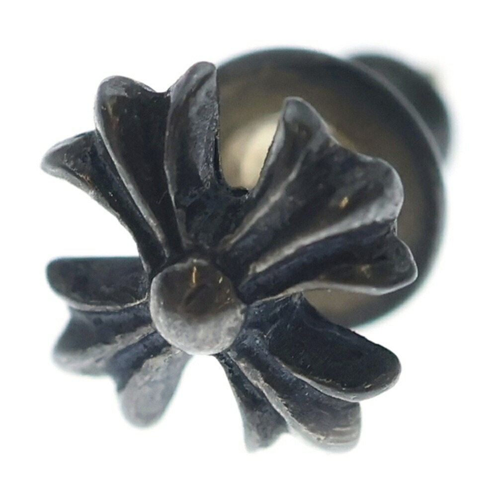 CHROME HEARTS(クロムハーツ) No2 CH PLS CHつけ加える スタッドピアス しろがね色 BCA105【中古】【度合いB】【色つやしろがね色】【取りまわしバス発着場BRING梅田茶屋町店】
