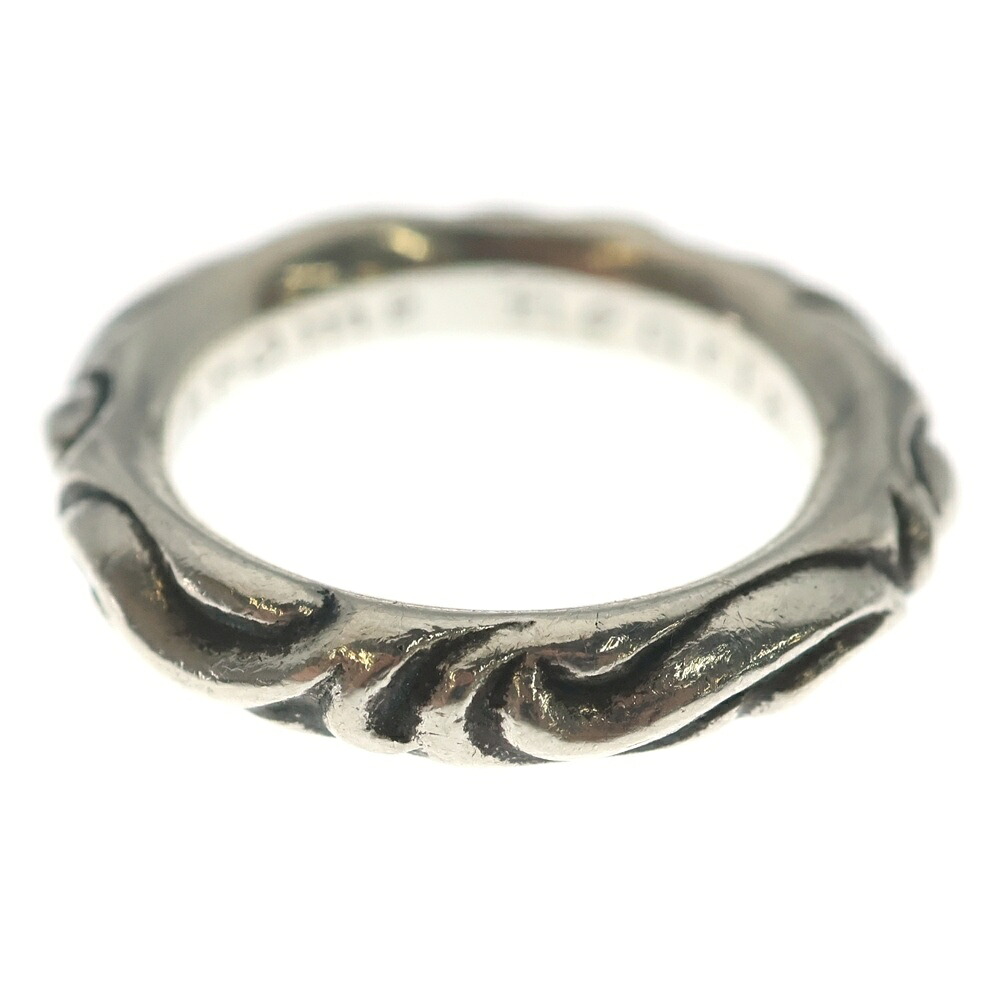 CHROME HEARTS(クロムハーツ) サイズ:16.0号 SCRL BAND スクロールバンド リング シルバー BCA351【中古】【程度B】【カラーシルバー】【取扱店舗OneStyle新宿店】｜ブランド買取・販売　BRING